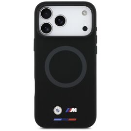 BMW M Silicon Logo MagSafe Case for iPhone 17 Pro Max - Black | Techbox