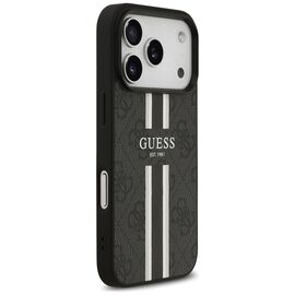 Guess 4G Printed Stripes MagSafe case for iPhone 17 Pro - black - Uncategorized Cases (2) - Cases - Techbox
