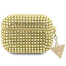 Guess Rhinestone Triangle Case for AirPods Pro 2 (2022/2023) - Gold - Smartphone Accessories - Cables & Accessories - Techbox