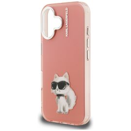 Karl Lagerfeld IML Aquarelle Choupette &amp; Logo iPhone 16 Case - Pink - Uncategorized Cases (2) - Cases - Techbox