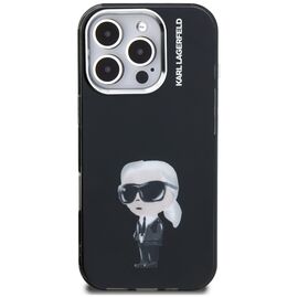 Karl Lagerfeld IML Aquarelle Karl &amp; Logo MagSafe Case for iPhone 16 Pro Max - Black - Uncategorized Cases (2) - Cases - Techbox