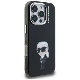 Karl Lagerfeld IML Aquarelle Karl &amp; Logo MagSafe Case for iPhone 16 Pro Max - Black - Uncategorized Cases (2) - Cases - Techbox