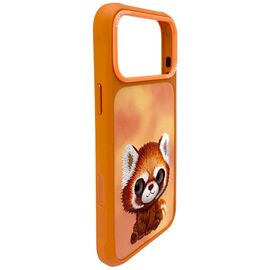 Nimmy Big Eyed Pet 2.0 Raccoon case for iPhone 17 Pro Max - orange | Techbox