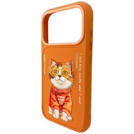 Nimmy Glasses Cool Cat Case for iPhone 17 Pro Max - Orange - Uncategorized Cases (2) - Cases - Techbox