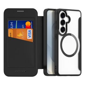 Dux Ducis Skin X Pro MagSafe Compatible Wallet Case for Samsung Galaxy S26+ - Black | Techbox