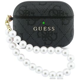 Guess 4G Pearl Strap Case for AirPods Pro 3 - Black