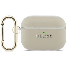 Guess Grained Classic Logo Hook case for AirPods Pro 3 - gold