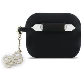 Guess Silicone 4G Charm Case for AirPods Pro 3 - Black
