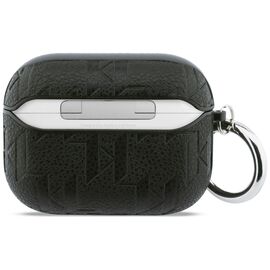 Karl Lagerfeld Monogram Karl &amp; Choupette Head Case for AirPods Pro 3 - Black