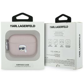 Karl Lagerfeld Monogram Karl Head Case for AirPods Pro 3 - Pink