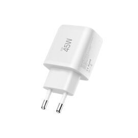 Tech-Protect NCA45W-GAN 2-Port USB-C / USB-A 45W Wall Charger - White