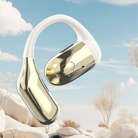 Dudao U4Pro Universal Bluetooth headset (Universal Fit for Both Ears) Beige