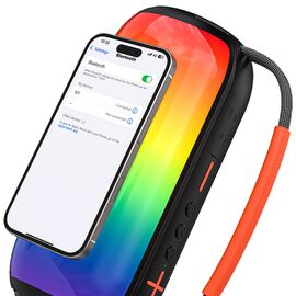 Dudao Y21 Wireless Speaker with RGB Backlight Bluetooth 5.3 - Black | Techbox
