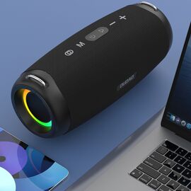 Dudao Y21Pro Wireless Speaker with RGB Backlight Bluetooth 5.3 - Black | Techbox