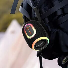 Dudao Y22 Wireless Speaker with RGB Backlight Bluetooth 5.3 - Black | Techbox