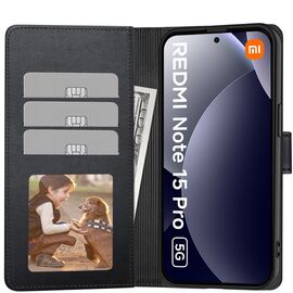 Tech-Protect Wallet Case for Xiaomi Redmi Note 15 Pro 5G - Black | Techbox