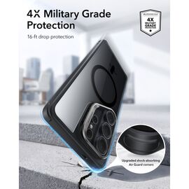 ESR Classic Hybrid Kickstand MagSafe Case for Samsung Galaxy S26 Ultra - Clear Black