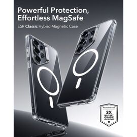 ESR Classic Hybrid MagSafe Case for Samsung Galaxy S26 Ultra - Transparent