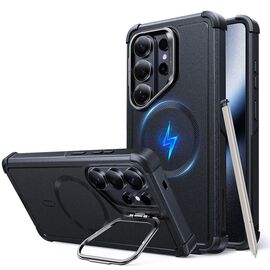 ESR Cyber ​​Tough Kickstand MagSafe Case for Samsung Galaxy S26 Ultra - Black
