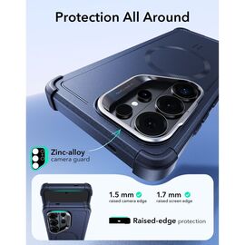 ESR Cyber ​​Tough Kickstand MagSafe Case for Samsung Galaxy S26 Ultra - Black
