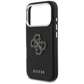 Guess FW Resin Logo Case for iPhone 17 Pro - Black