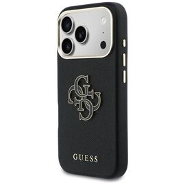 Guess FW Resin Logo Case for iPhone 17 Pro Max - Black
