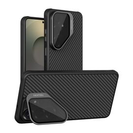 Nillkin CarboProp Magnetic Case with Camera Cover and Stand Compatible with MagSafe for Samsung S26 Ultra - Black - Uncategorized Cases (2) - Cases - Techbox