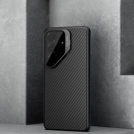 Nillkin CarboProp Magnetic Case with Camera Cover and Stand Compatible with MagSafe for Samsung S26 Ultra - Black - Uncategorized Cases (2) - Cases - Techbox