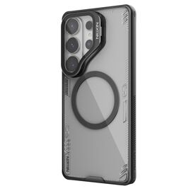 Nillkin Iceblade Prop Magnetic Case with Camera Cover and Stand Compatible with MagSafe for Samsung Galaxy S26 Ultra - Transparent Black - Uncategorized Cases (2) - Cases - Techbox