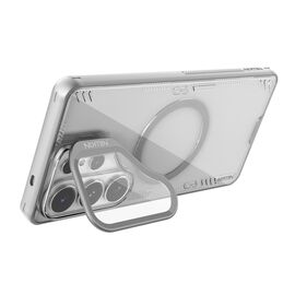 Nillkin Iceblade Prop Magnetic Case with Camera Cover and Stand Compatible with MagSafe for Samsung Galaxy S26 Ultra - Transparent Gray - Uncategorized Cases (2) - Cases - Techbox