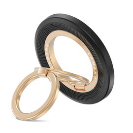 Tech-Protect MMR700 Lamano MagSafe Magnetic Phone Holder - Black and Gold