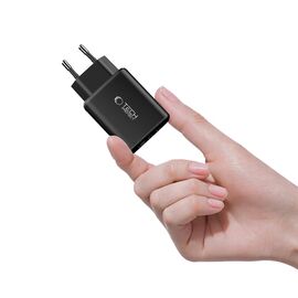 Tech-Protect NCA65W-GAN 3-Port 65W Wall Charger - Black
