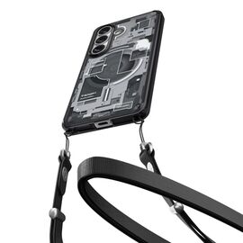 Spigen Ultra Hybrid Mag MagSafe Case for Samsung Galaxy S26 Zero One - Clear Black