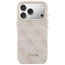 Guess 4G Script MagSafe Case for iPhone 17 Pro Max - Pink