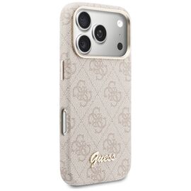 Guess 4G Script MagSafe Case for iPhone 17 Pro Max - Pink