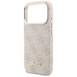 Guess 4G Script MagSafe Case for iPhone 17 Pro Max - Pink