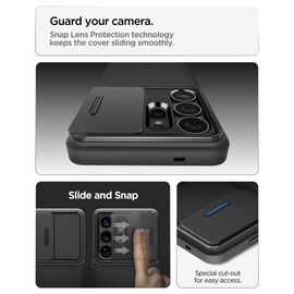 Spigen Optik Armor Case for Samsung Galaxy S26 Ultra - Black