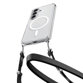 Spigen Ultra Hybrid Mag MagSafe Case for Samsung Galaxy S26+ - Clear and White