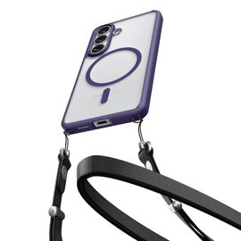 Spigen Ultra Hybrid Mag MagSafe Case for Samsung Galaxy S26+ - Clear Navy Blue