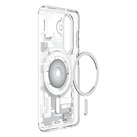 Spigen Ultra Hybrid Mag MagSafe Case for Samsung Galaxy S26+ Zero One - Clear and White