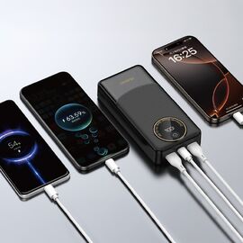 Dudao K12Pro Power Bank 22.5W PD 20000mAh USB-A, USB-C - Black | Techbox