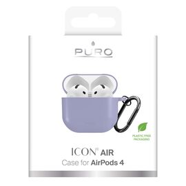 Puro Icon Case for AirPods 4 - Purple | Techbox