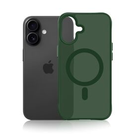 3mk Smoke MagCase for iPhone 16 - Green-Translucent