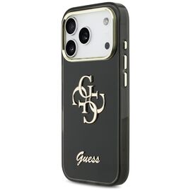 Guess IML 4G Script Metal case for iPhone 17 Pro - black