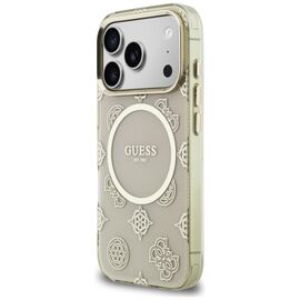 Guess IML Peony Dot MagSafe Case for iPhone 17 Pro - Beige