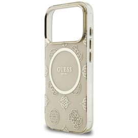 Guess IML Peony Dot MagSafe Case for iPhone 17 Pro - Beige