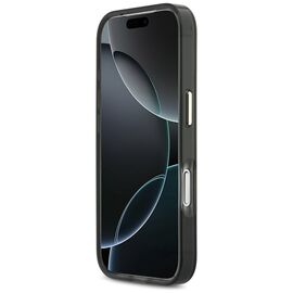 Guess IML Script Metal MagSafe Case for iPhone 17 Pro - Black