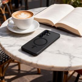 Tech-Protect Magmat MagSafe Case for Samsung Galaxy S26+ - Black