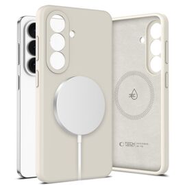 Tech-Protect Silicone MagSafe Case for Samsung Galaxy S26 - Beige