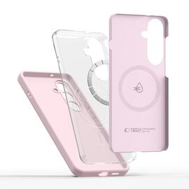 Tech-Protect Silicone MagSafe Case for Samsung Galaxy S26 - Pink